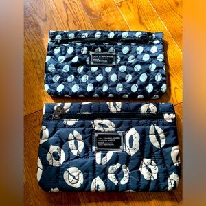 2 Marc by Marc Jacobs cosmetic pouches. Excellent Condition. Like new!